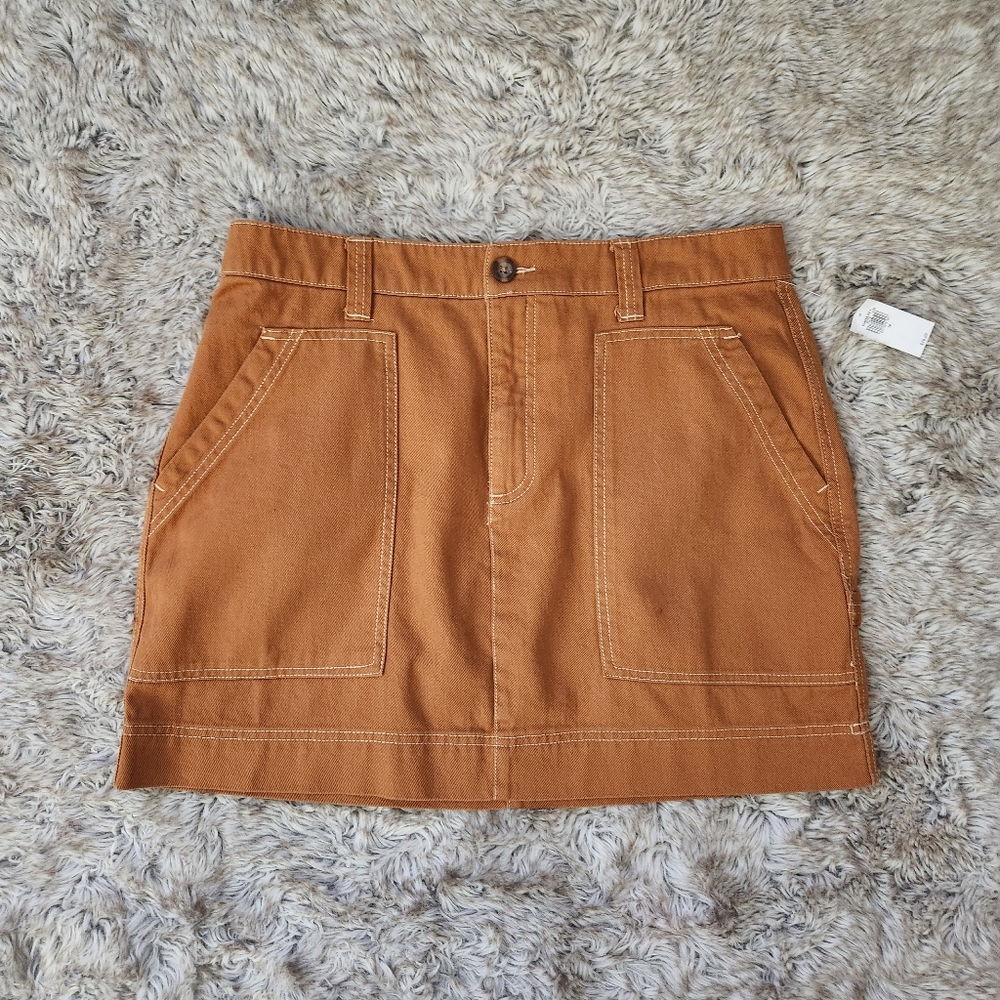 Old Navy Utility Mini Skirt In Rust Women's Size 12